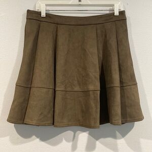 Olive Green EXL Mini Skirt - Size Extra Large (XL)
